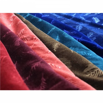 High Quality Digital Printed Ks Velvet Fabric Woven Polyester Fabric For Curtains